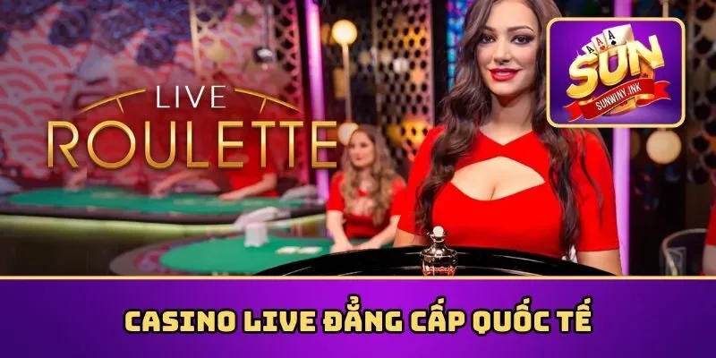 Casino trực tiếp với danh mục game đa dạng cùng dan dealer xinh đẹp Casino trực tiếp với danh mục game đa dạng cùng dan dealer xinh đẹp